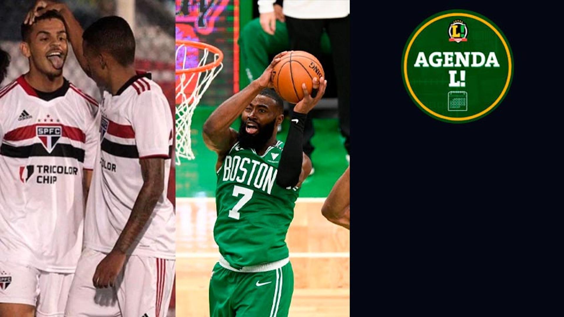 São Paulo na Copinha e do Boston Celtics na NBA