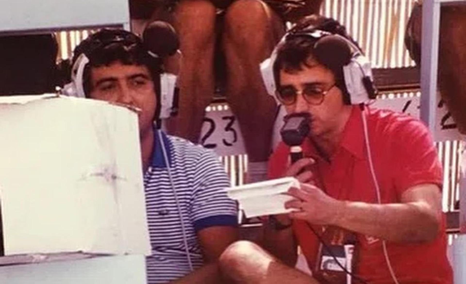 Galvão e Reginaldo Leme - GP da África do Sul 1982