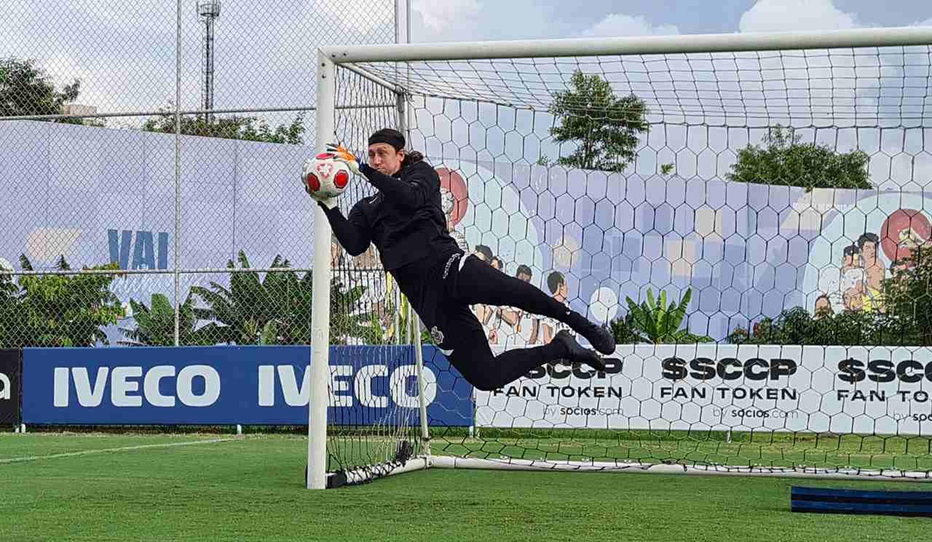 Cássio - Treino Corinthians