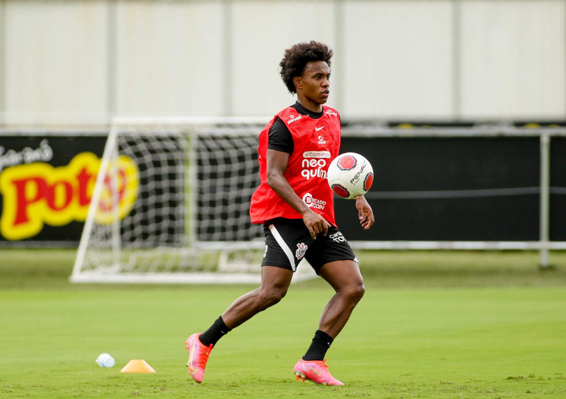 Willian - Treino Corinthians