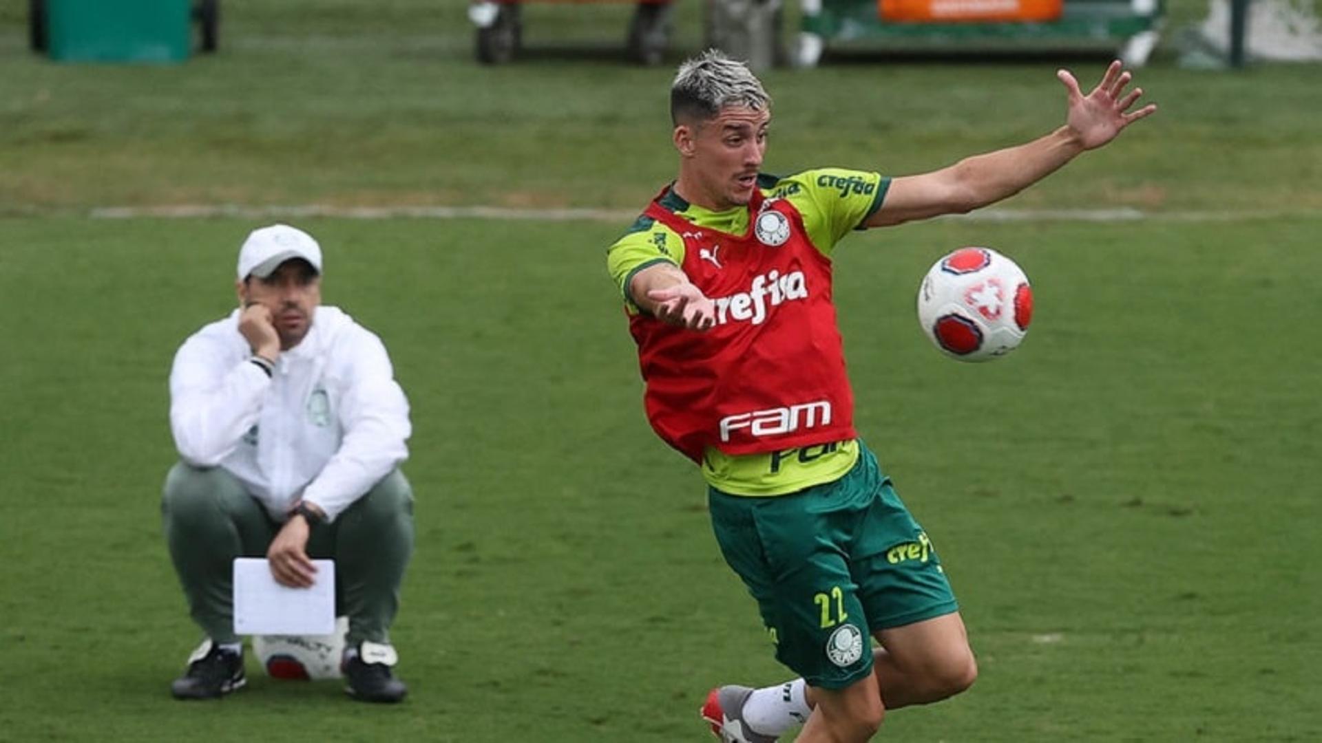 Abel e Piquerez - Treino Palmeiras