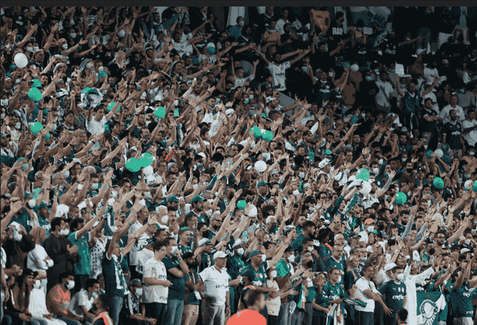 Torcida do Palmeiras em Abu Dhabi