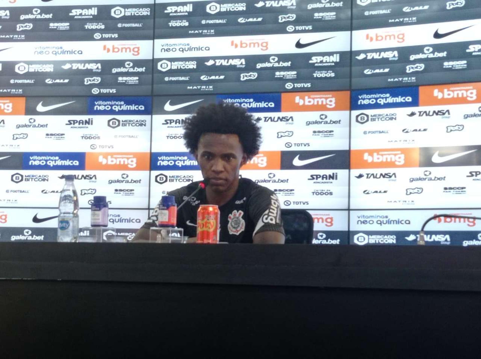 Coletiva Willian - Corinthians