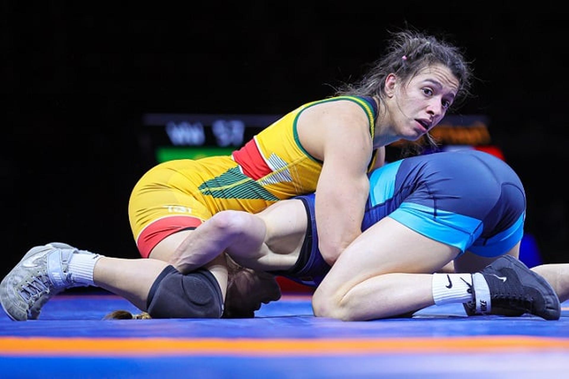 Giullia Penalber é um dos nomes da delegação brasileira na Turquia (Foto: UWW)