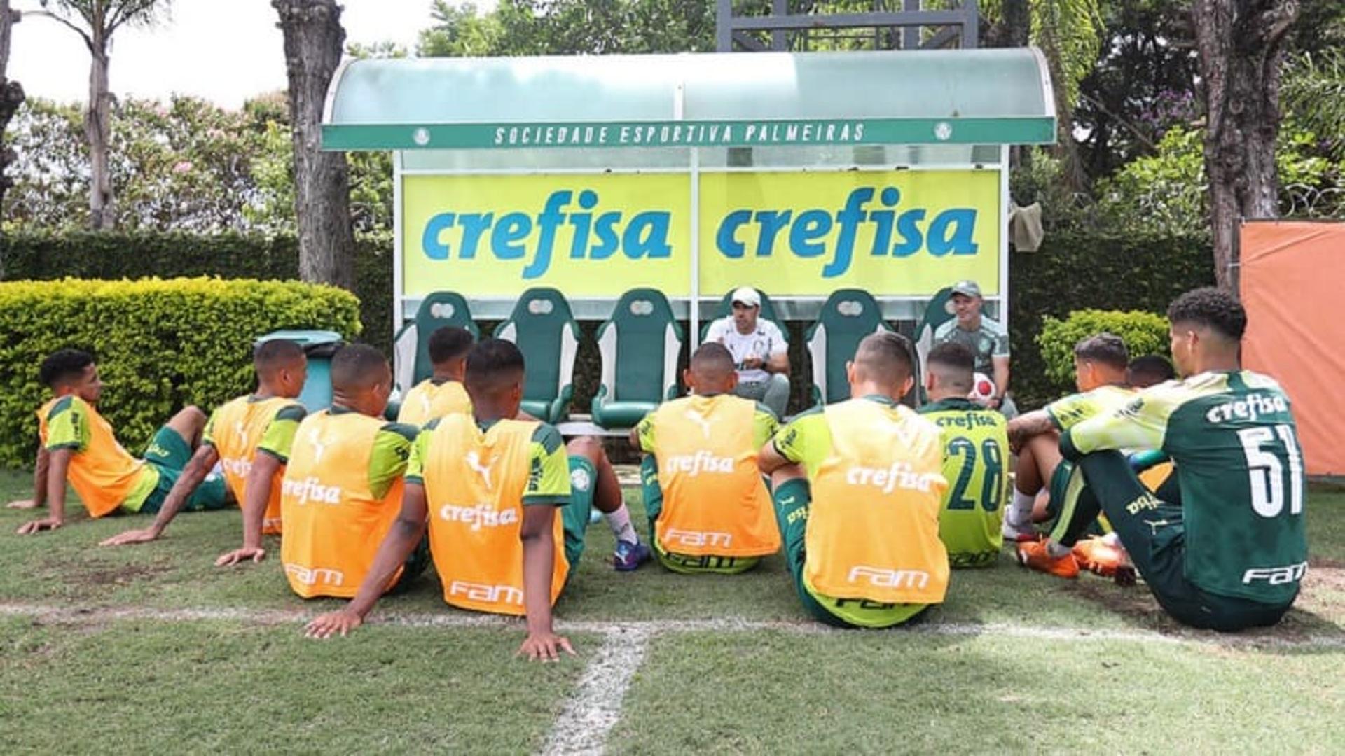 Abel Ferreira e Base - Treino Palmeiras
