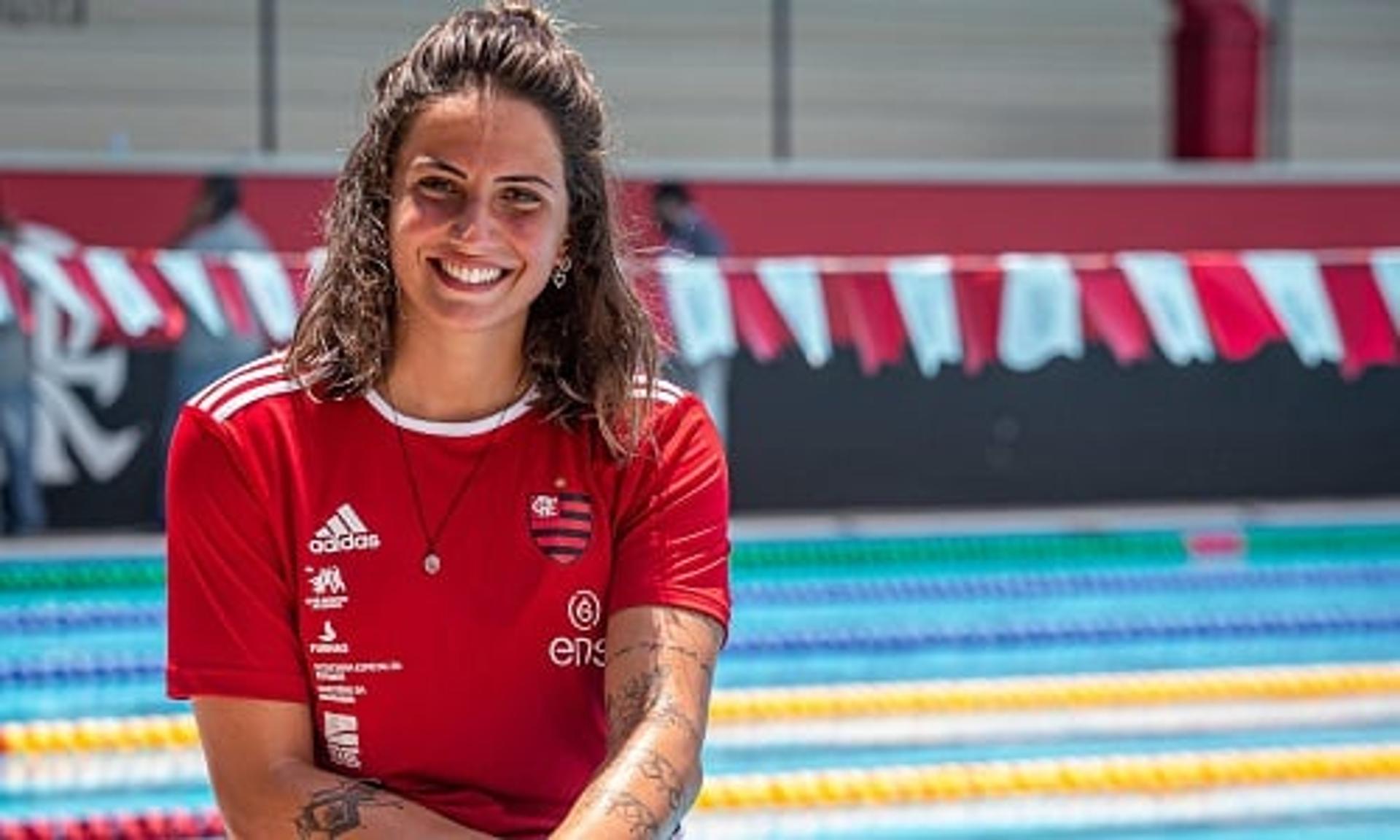 Gabi Roncatto foi a nadadora mais jovem do Brasil nos Jogos Rio-2016 (Foto: Paula Reis/CRF)