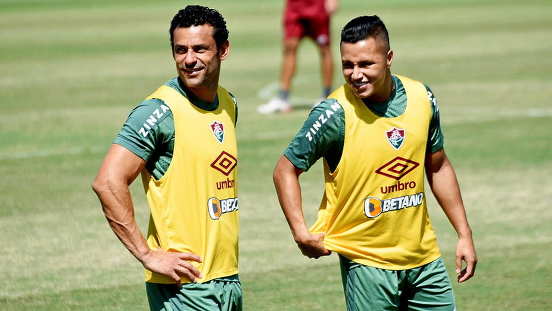 Fred e Marlon - Treino Fluminense