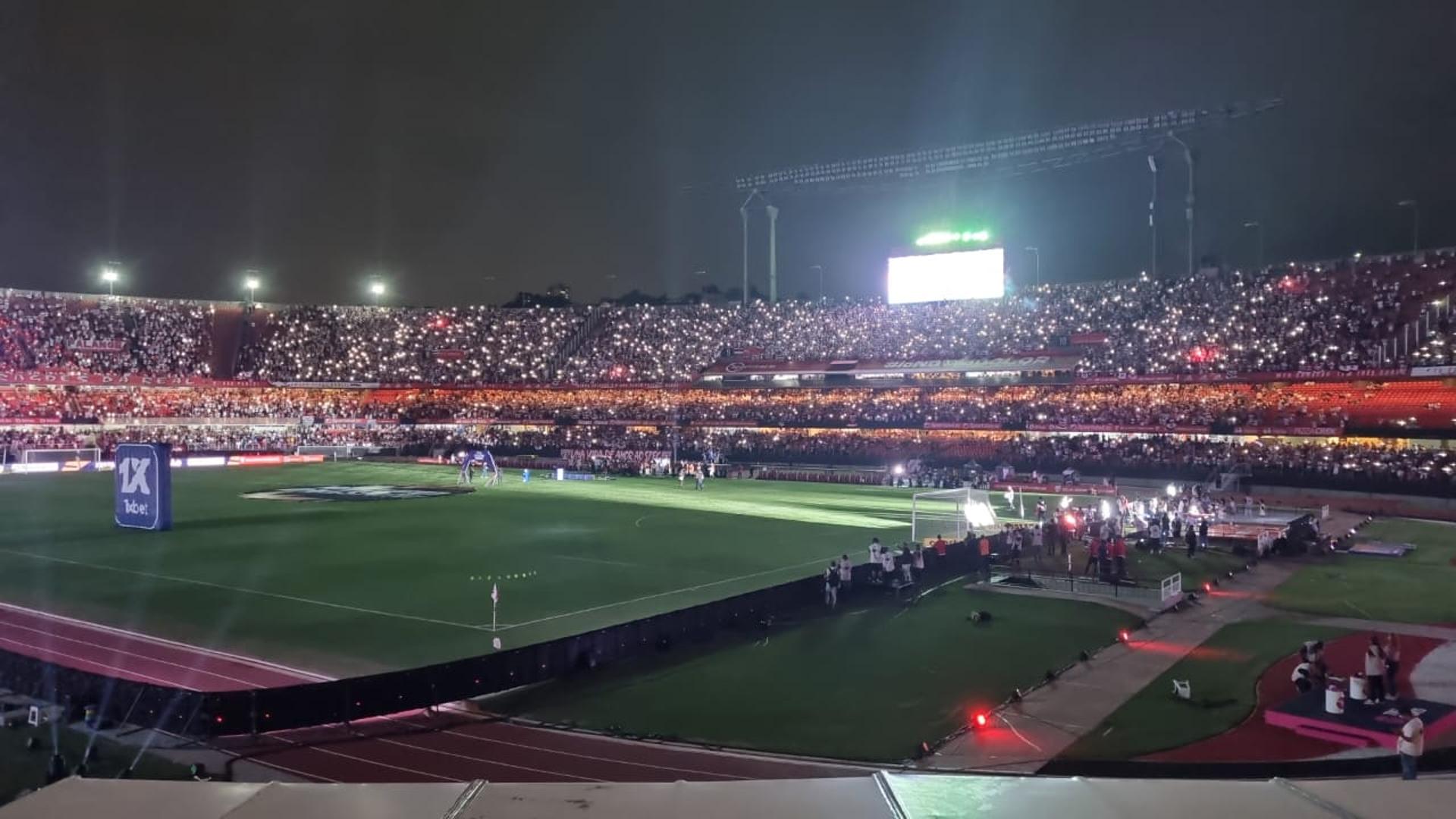 São Paulo x Palmeiras - Luzes no Morumbi