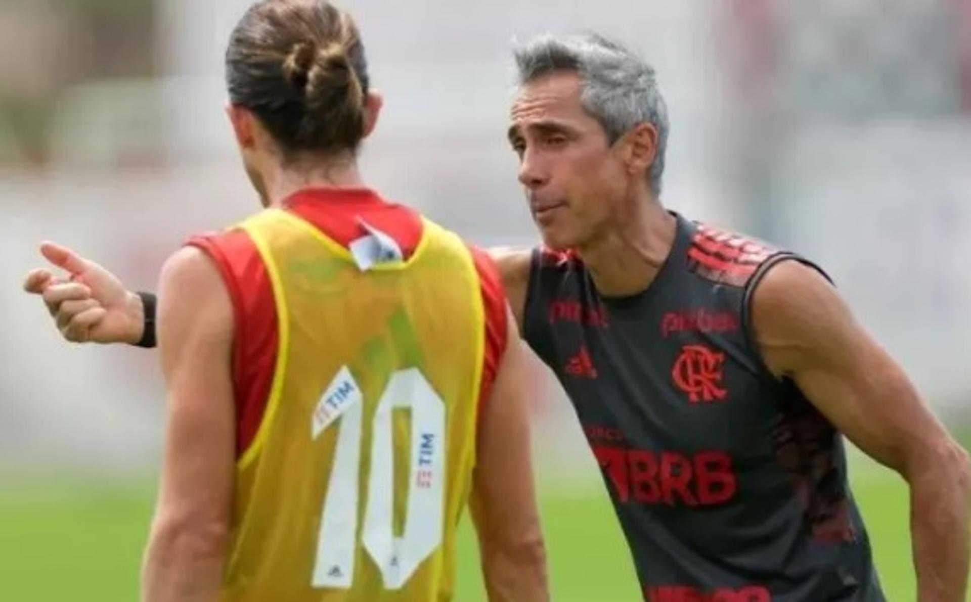 Paulo Sousa e Filipe Luís - Flamengo