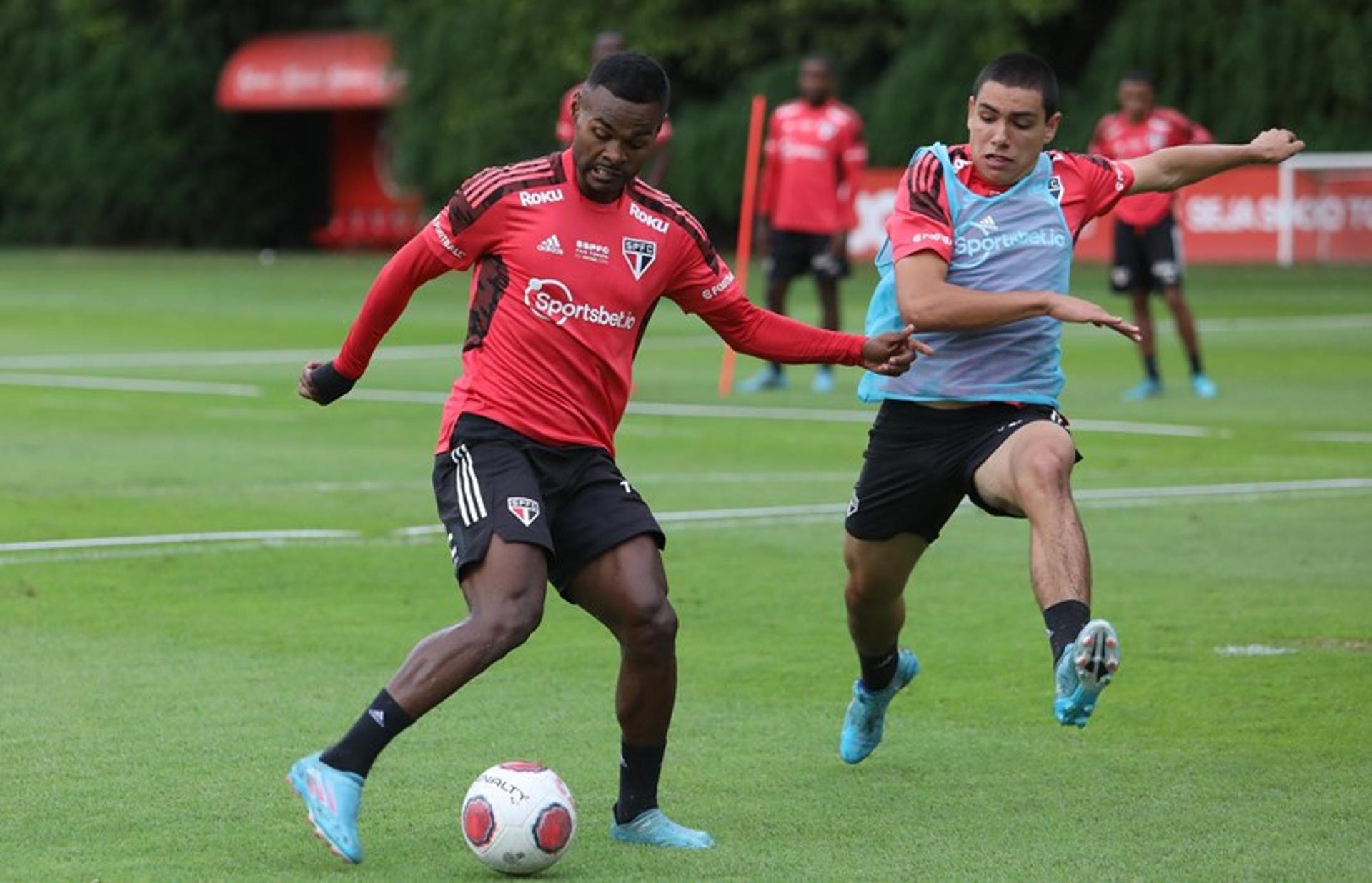 Treino São Paulo 31/03/2022