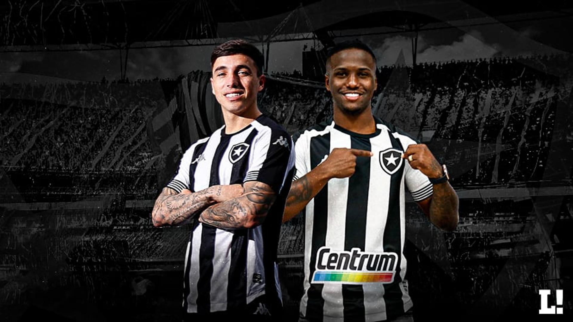 Saravia e Jonathan Silva - Botafogo