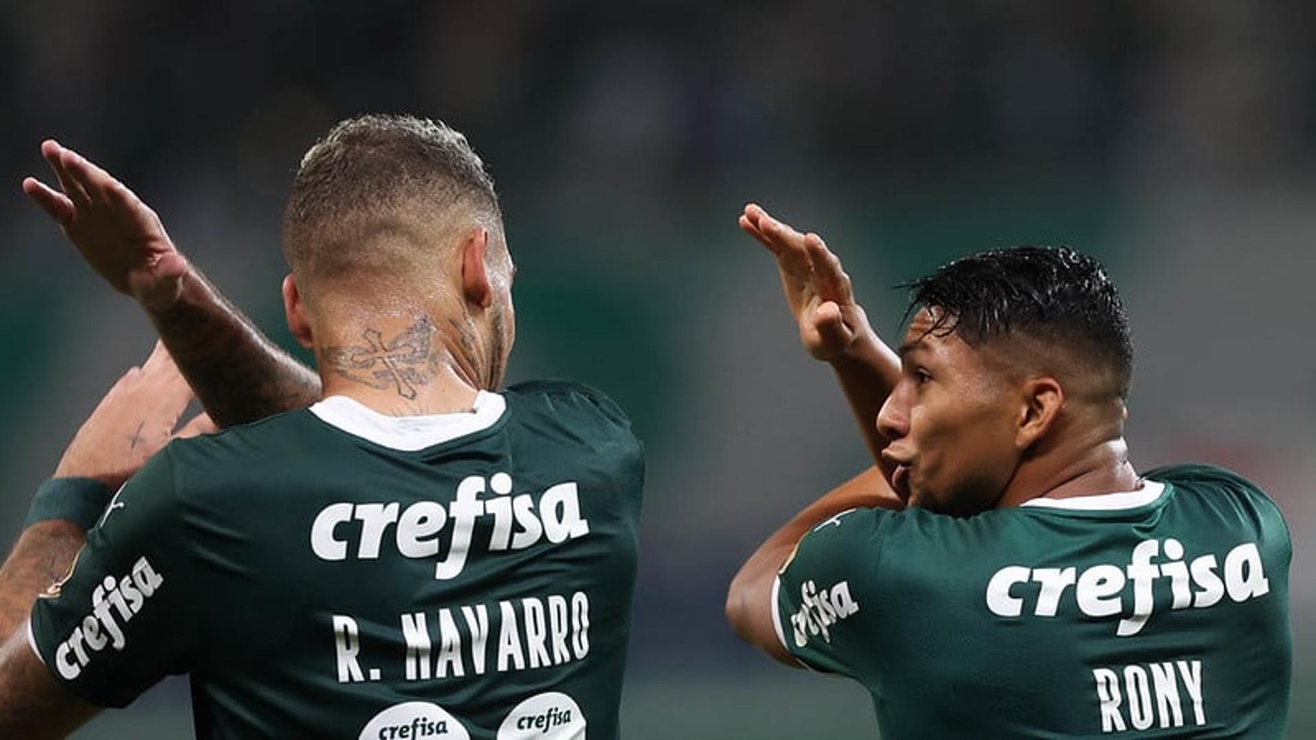 Navarro e Rony - Palmeiras x Ind. Petrolero