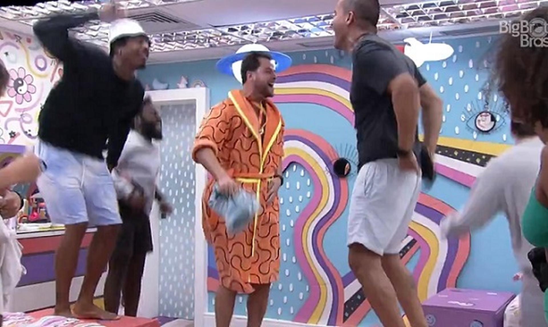 Brothers festejando no BBB