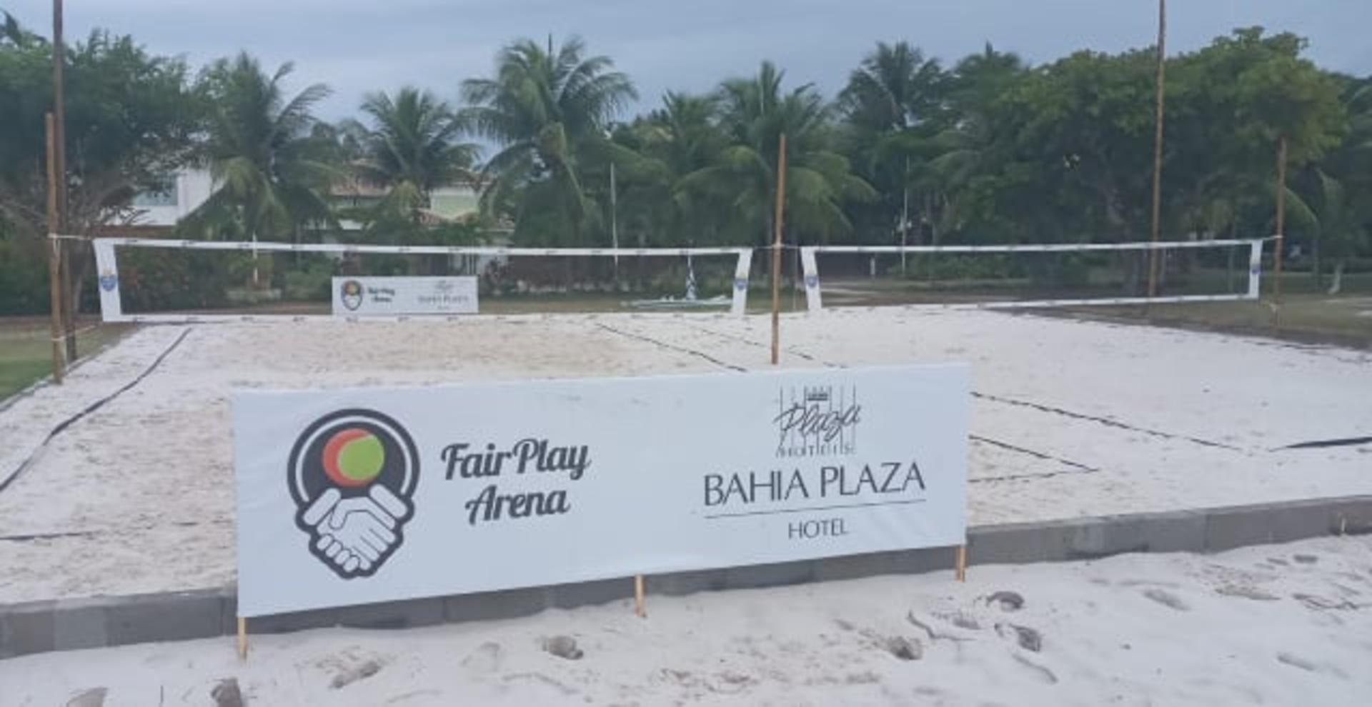 Arena Fair Play ficando pronta para evento