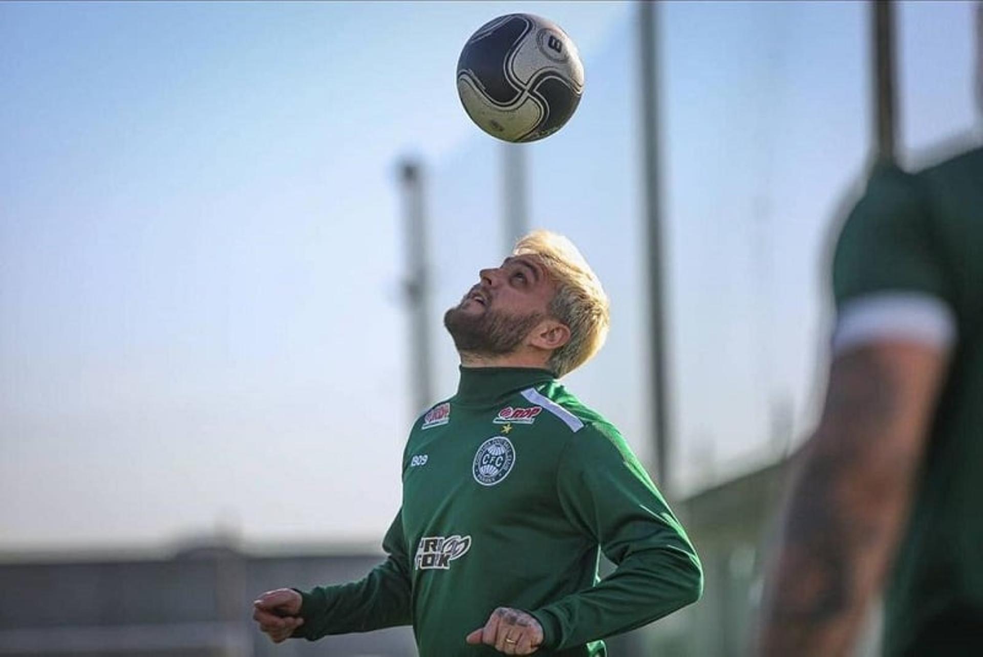 Nathan Ribeiro nos tempos de Coritiba