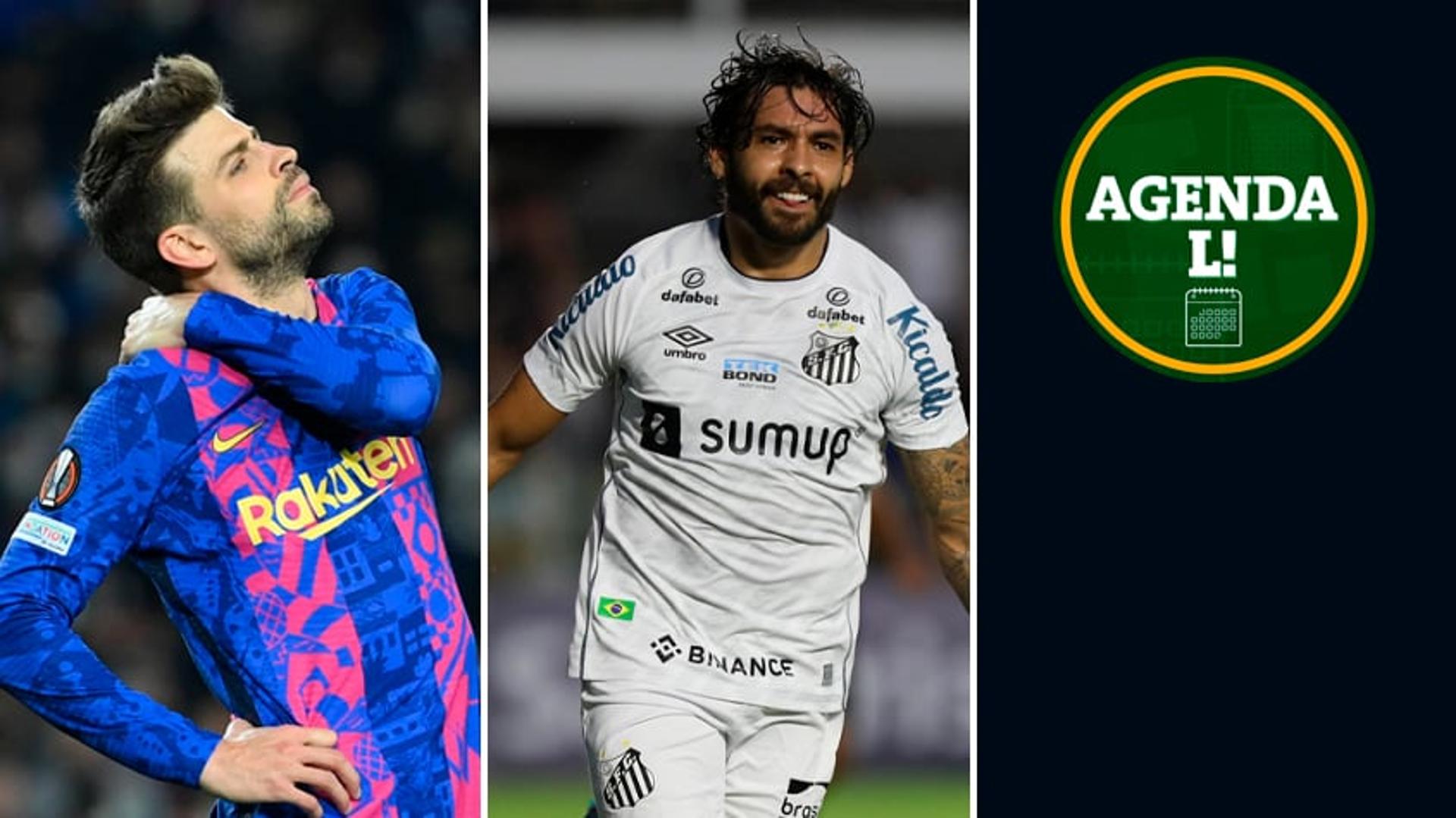 Agenda Lance! Barcelona e Santos