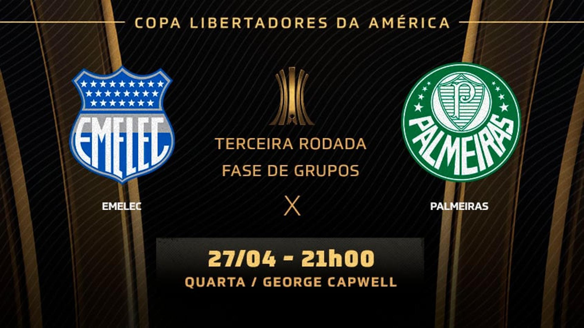 Nota Ficha - EMELEC x PALMEIRAS