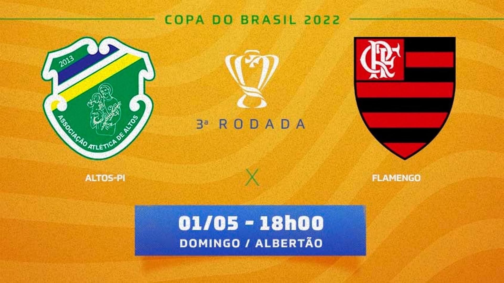 Apresentação - Altos-PI x Flamengo