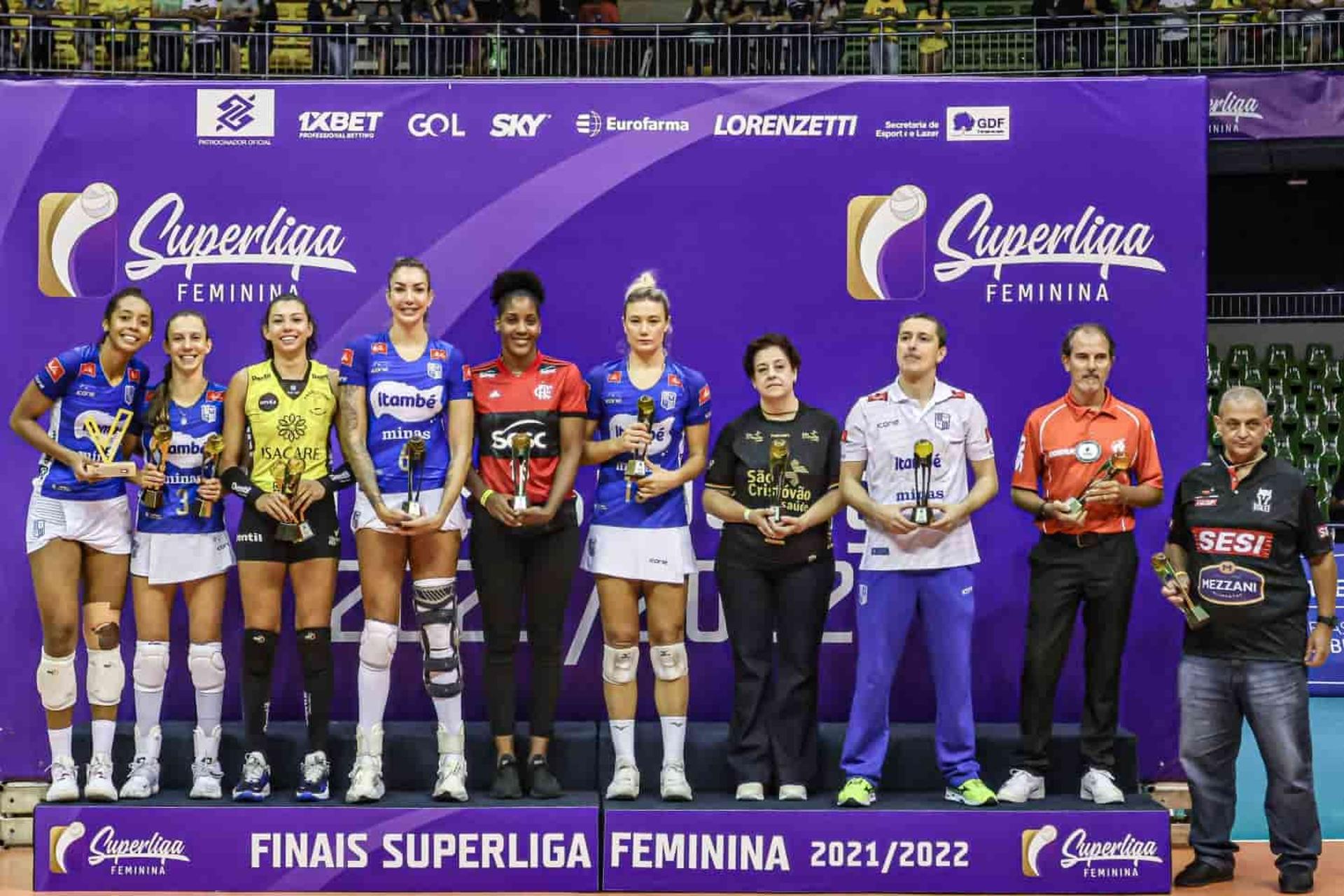 Seleção da Superliga teve a levantadora Macris (Foto: Wander Roberto/CBV)