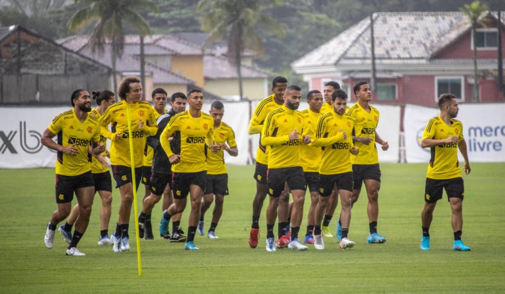 Flamengo - Treino Ninho do Urubu - Elenco