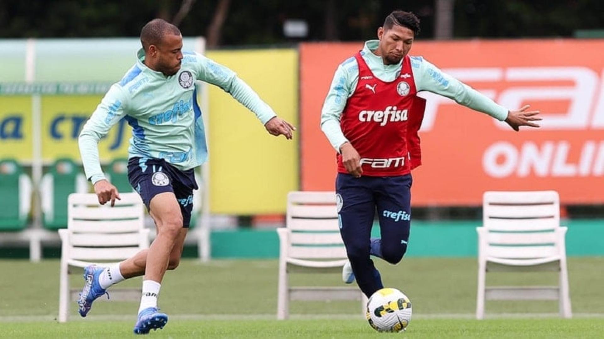 Mayke e Rony - Treino Palmeiras