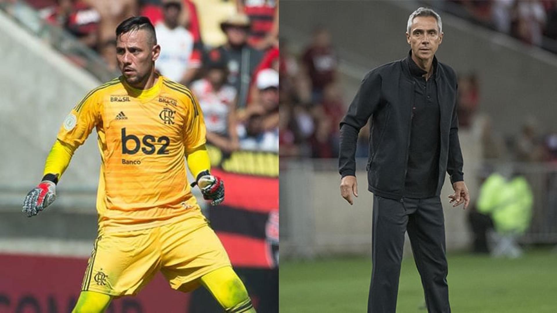 Diego Alves e Paulo Sousa