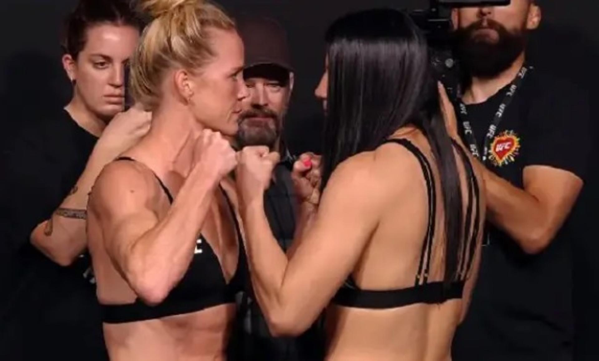 Ketlen Vieira vai encarar Holly Holm na luta principal do UFC Vegas 55 (Foto: Reprodução/UFC)