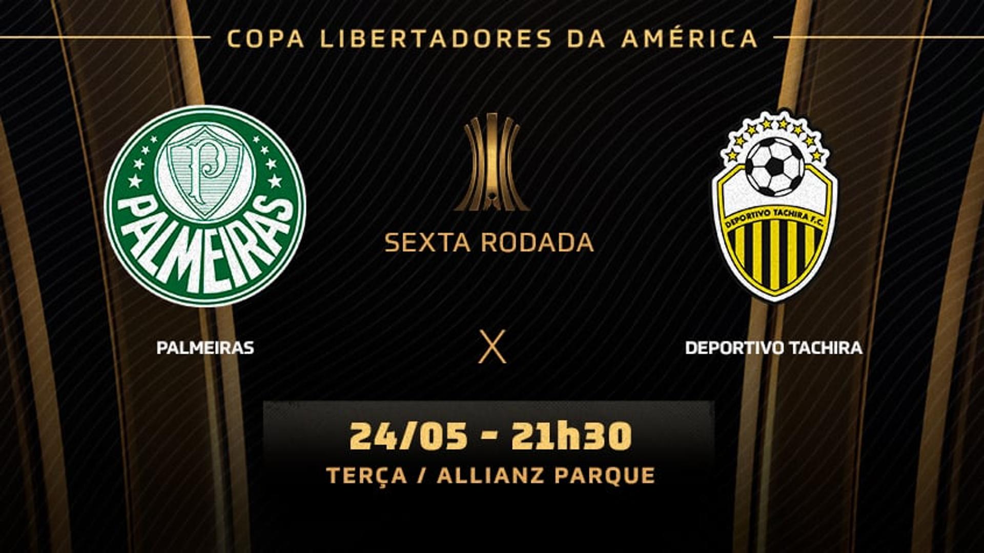 Nota Ficha - Palmeiras x Deportivo Tachira