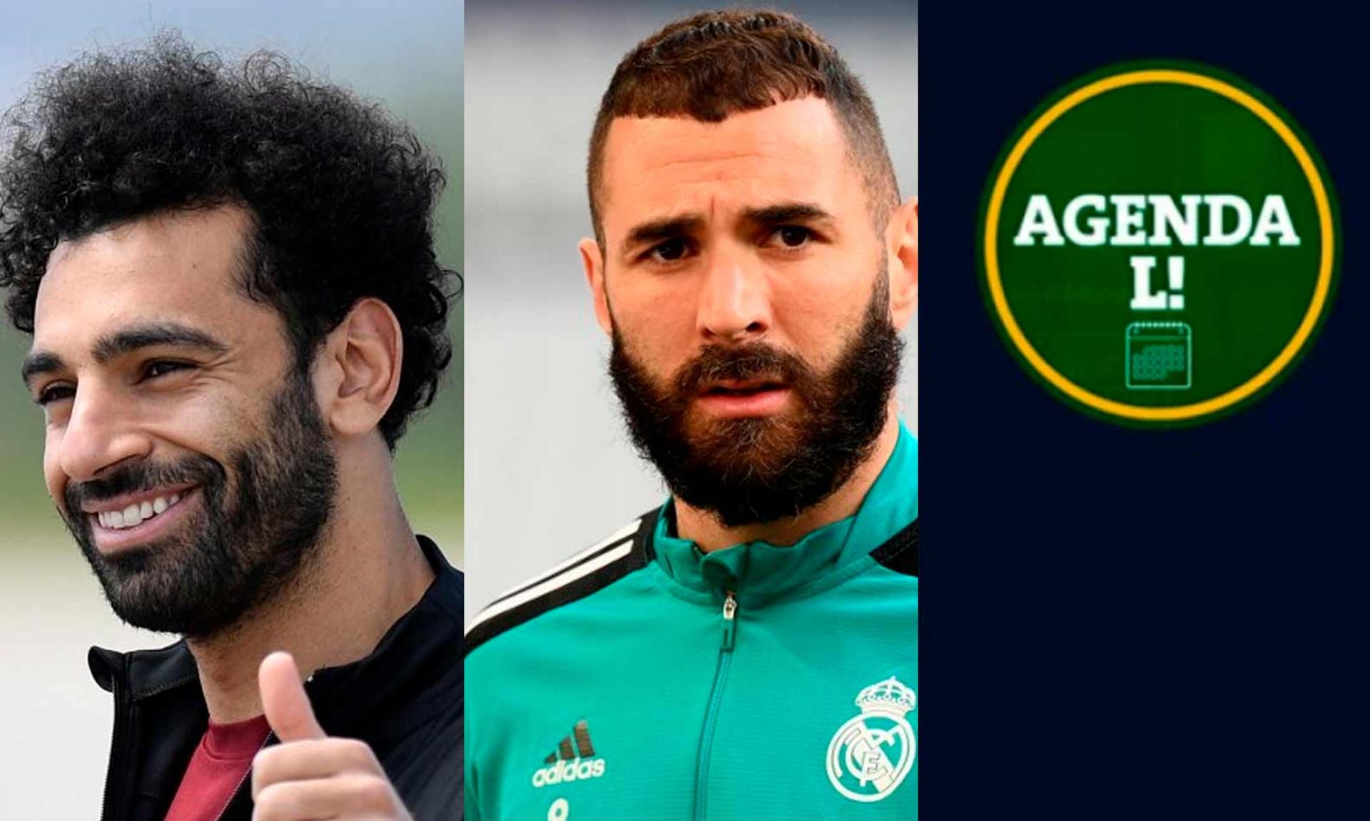 Salah (Liverpool) e Benzema (Real Madrid).