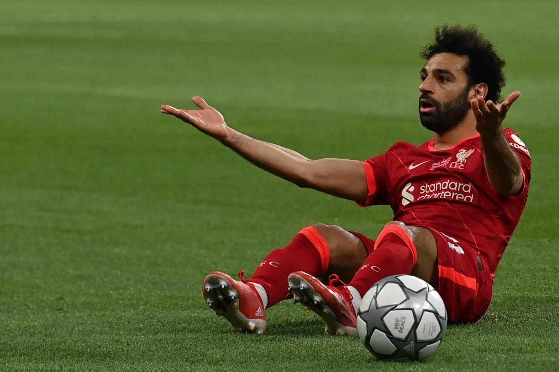 Salah - Liverpool x Real Madrid