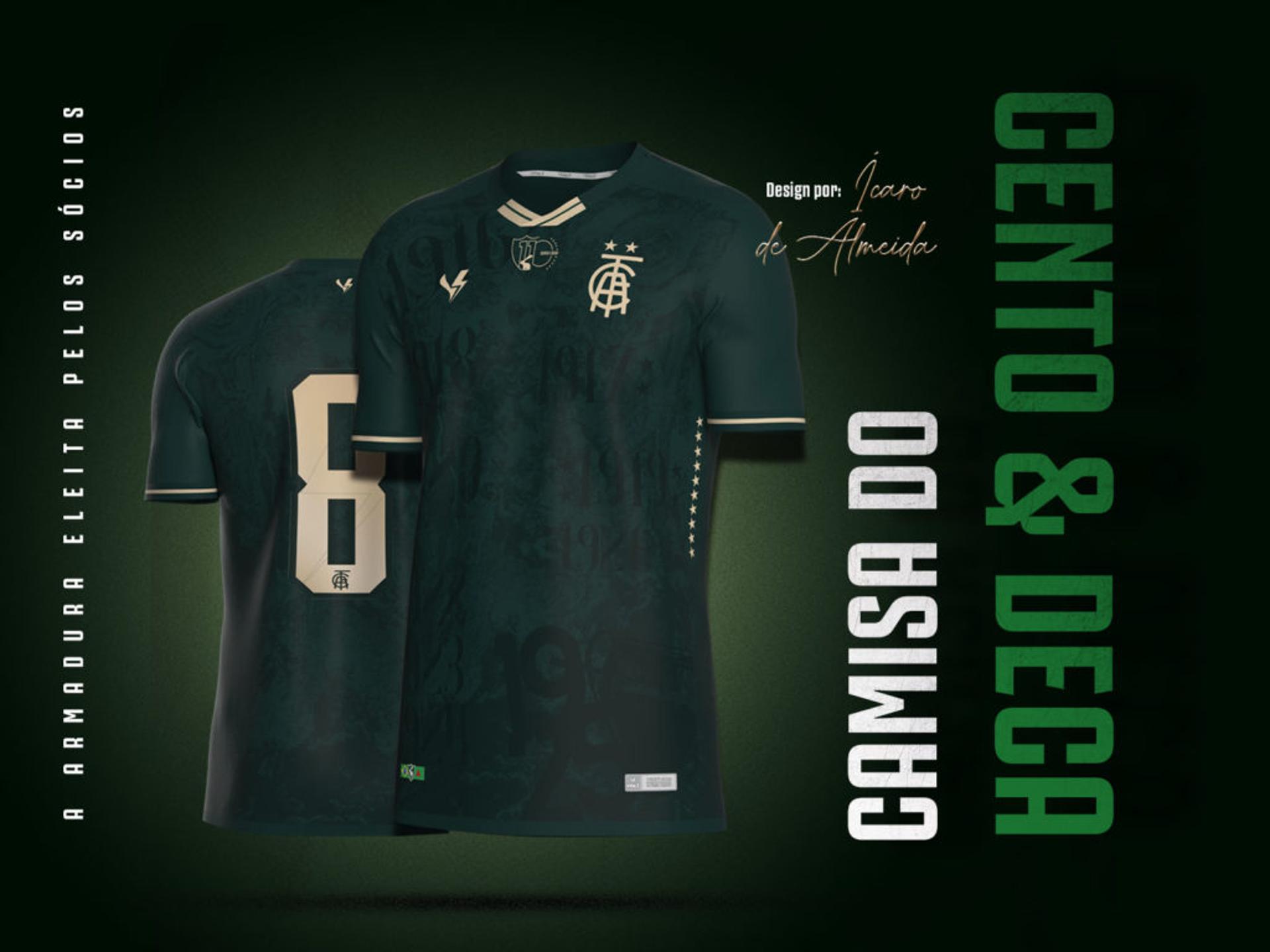 Camisa escolhida será uniforme 3 do América-MG