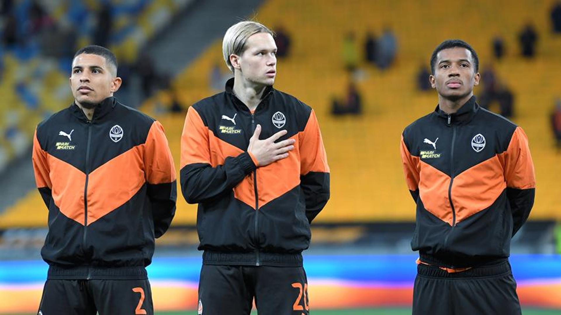 Dodô, Mykhaylo Mudryk e Marcos Antônio - Shakhtar Donetsk