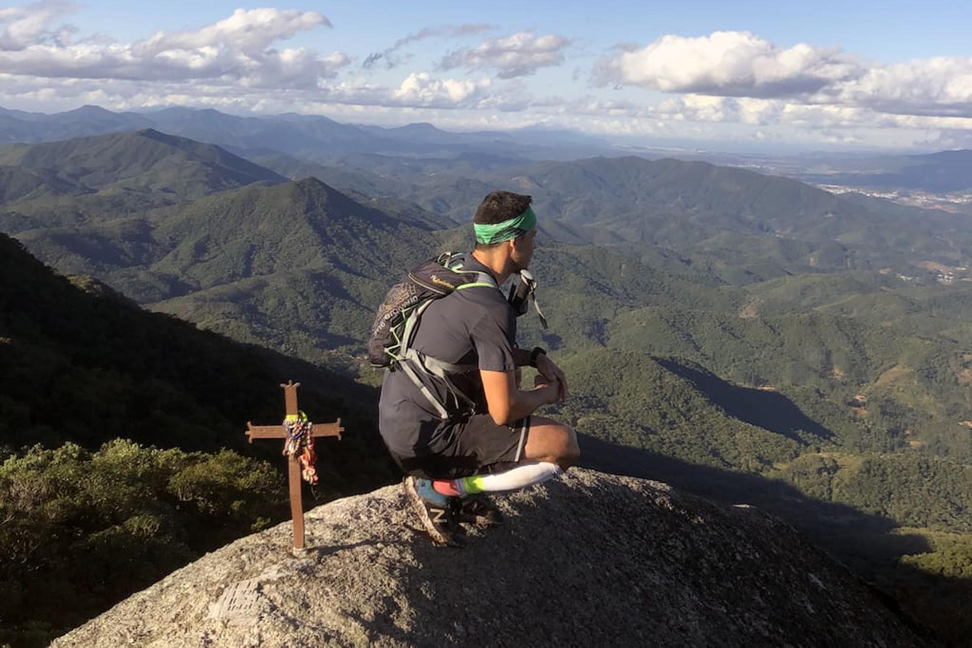 Os corredores da Mons Ultra Trail chegarão ao topo do Monte Barão De Charlach (Rafaela Almada/Mons Ultra Trail/Divulgação)