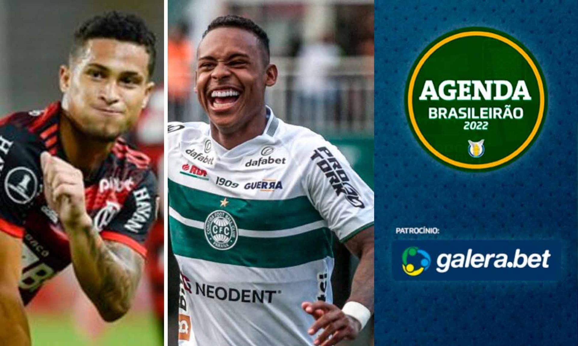 Um jogador do Flamengo e um jogador do Coritiba.