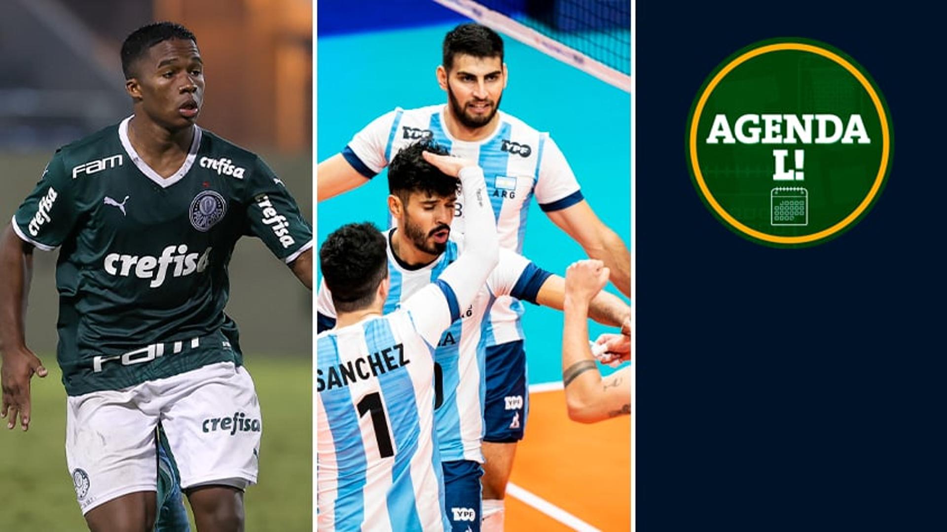 Agenda Lance! Palmeiras e Volei Argentino