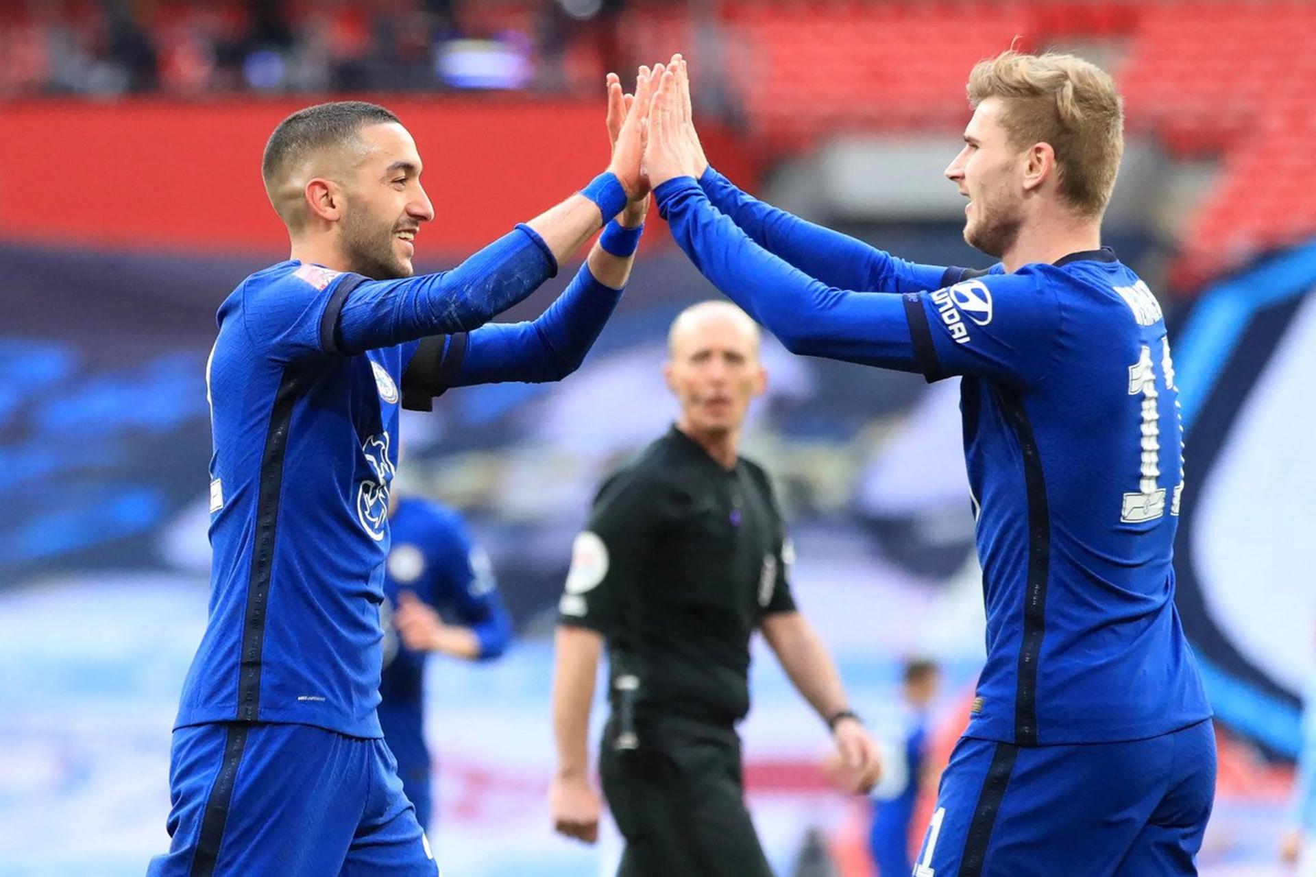 Hakim Ziyech e Timo Werner - Chelsea