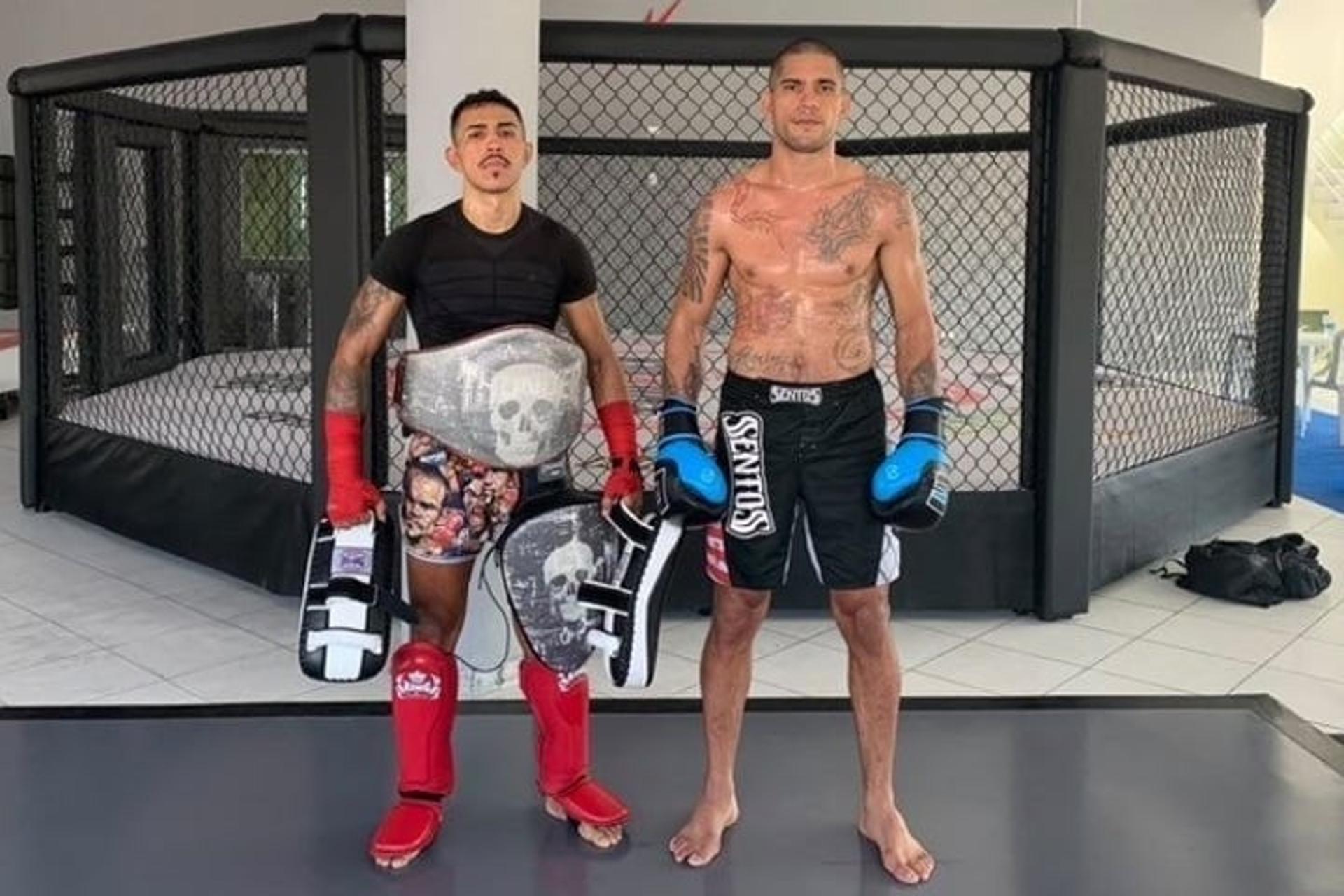 Lee Alves ajudou na preparação de Poatan para a luta contra Sean Strickland (Foto: arquivo pessoal)