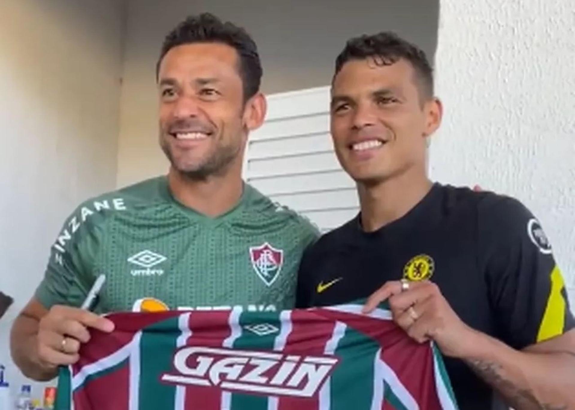 Fred e Thiago Silva - Fluminense