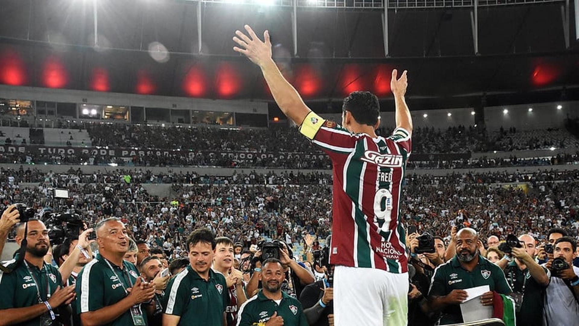 Fluminense x Ceará - despedida de Fred