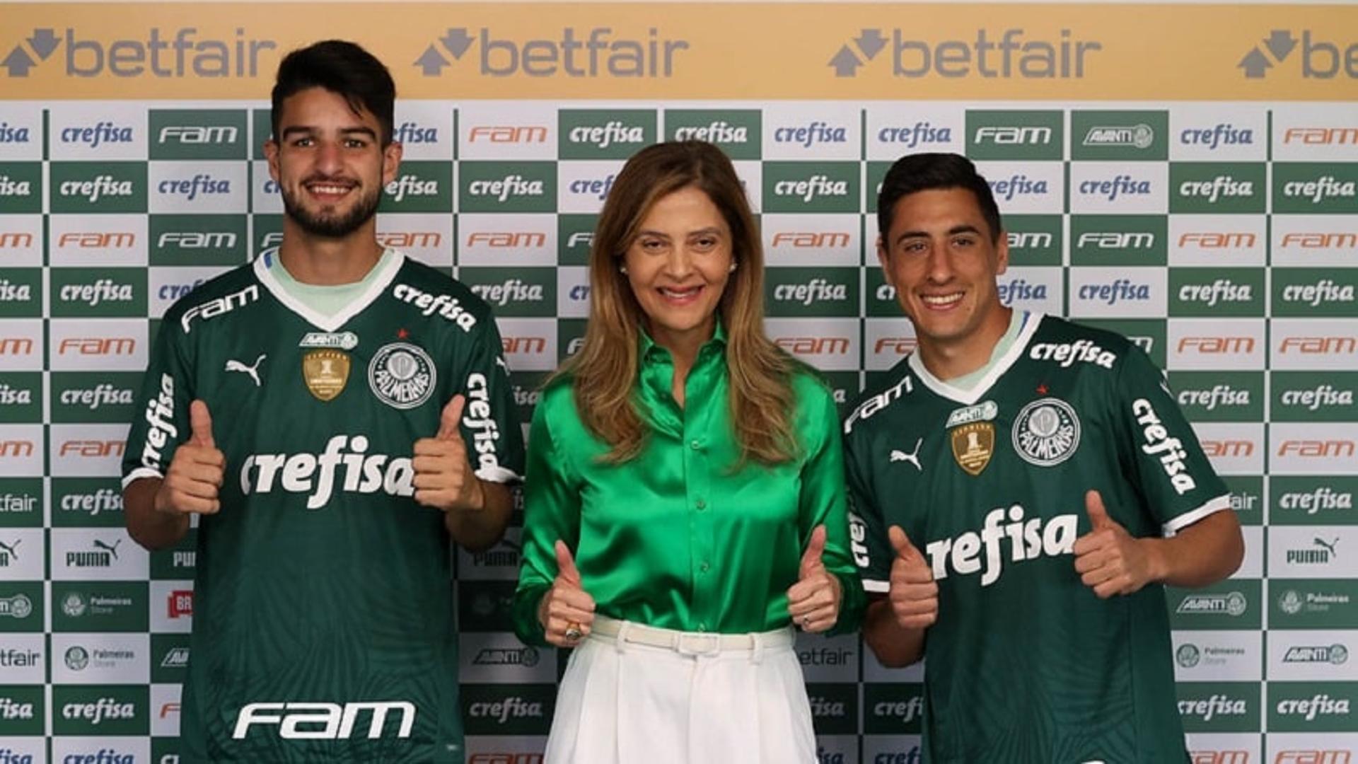 López e Merentiel - Apresentação Palmeiras