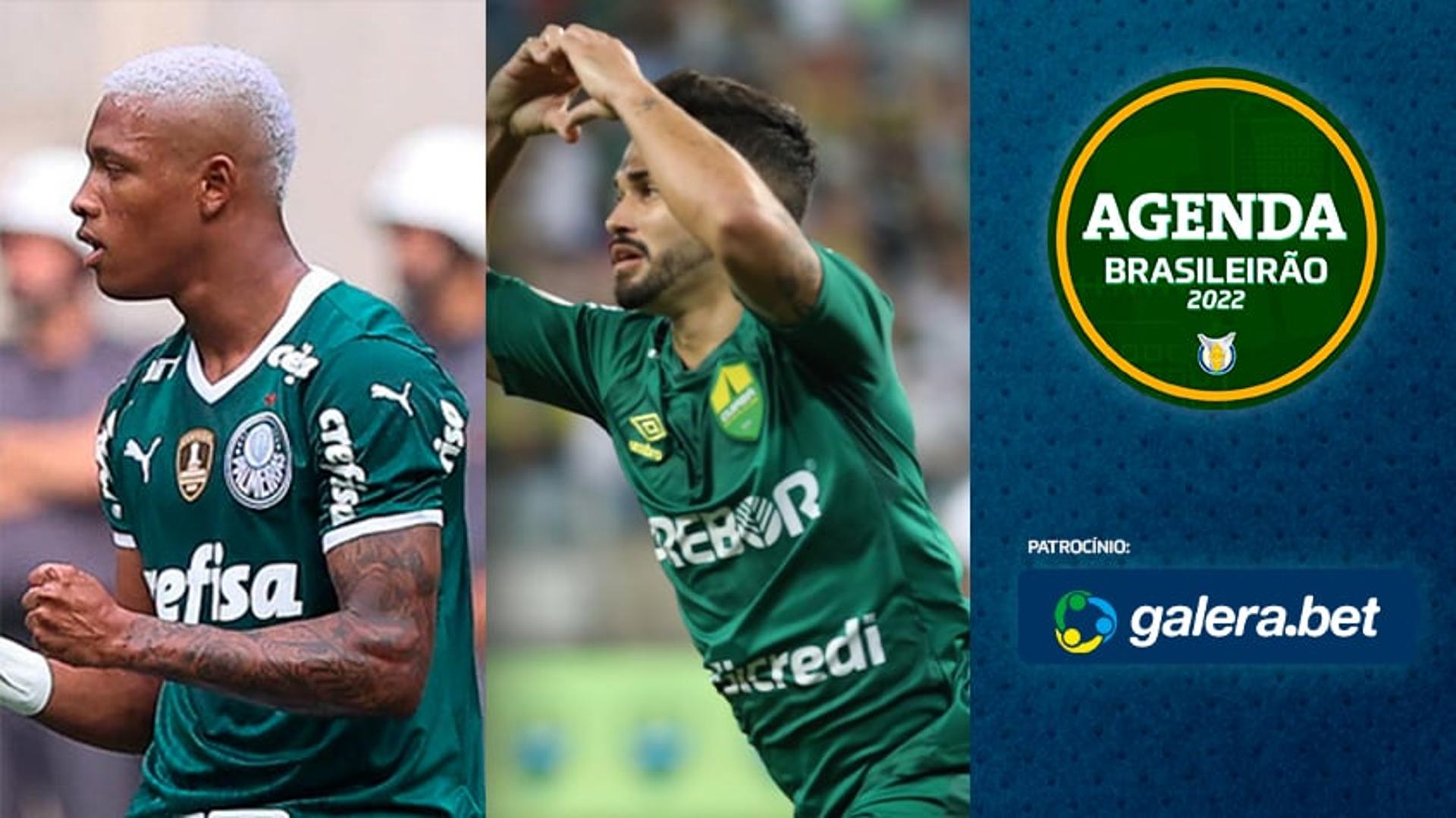 Agenda do Brasileirão - Palmeiras e Cuiabá