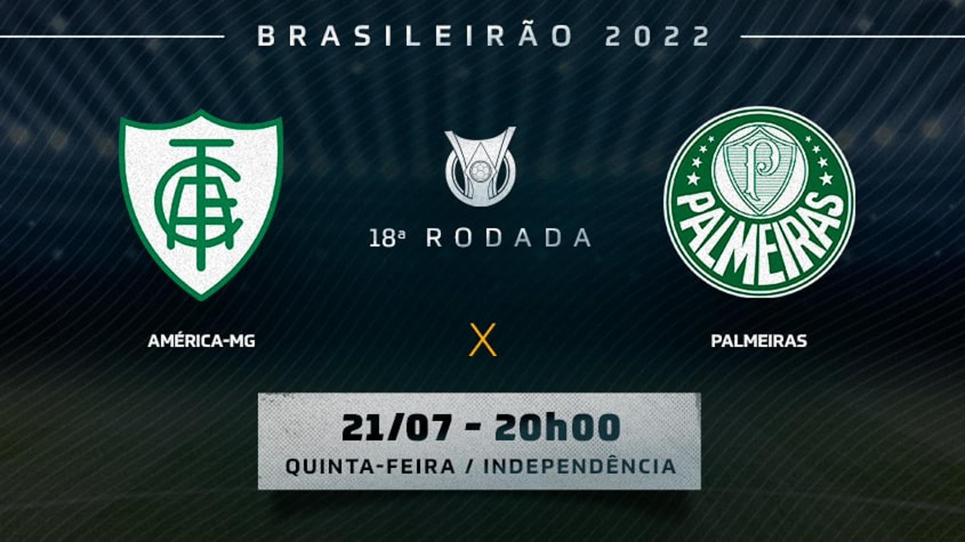 Chamada - América-MG e Palmeiras