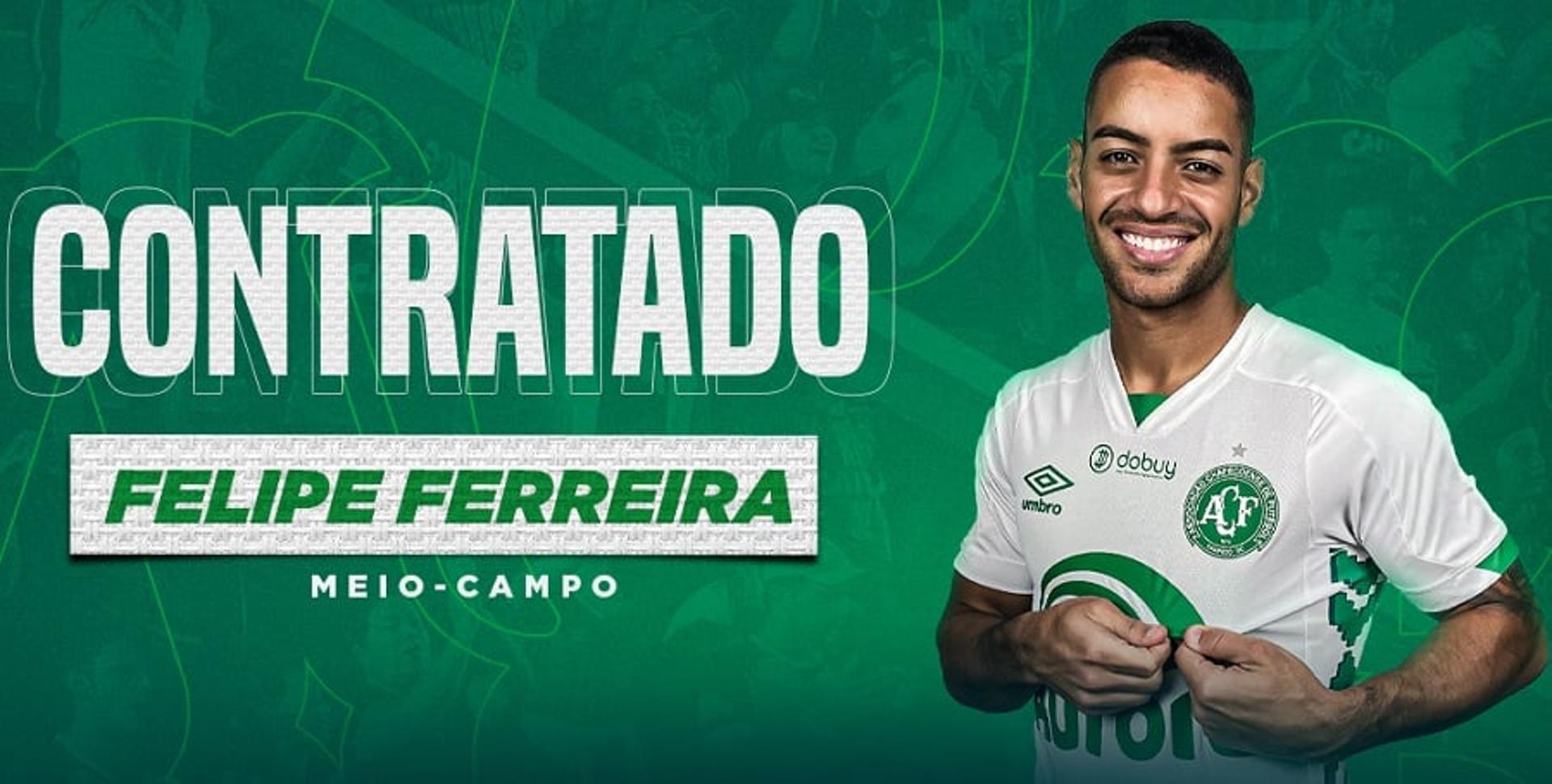 Felipe Ferreira na Chapecoense