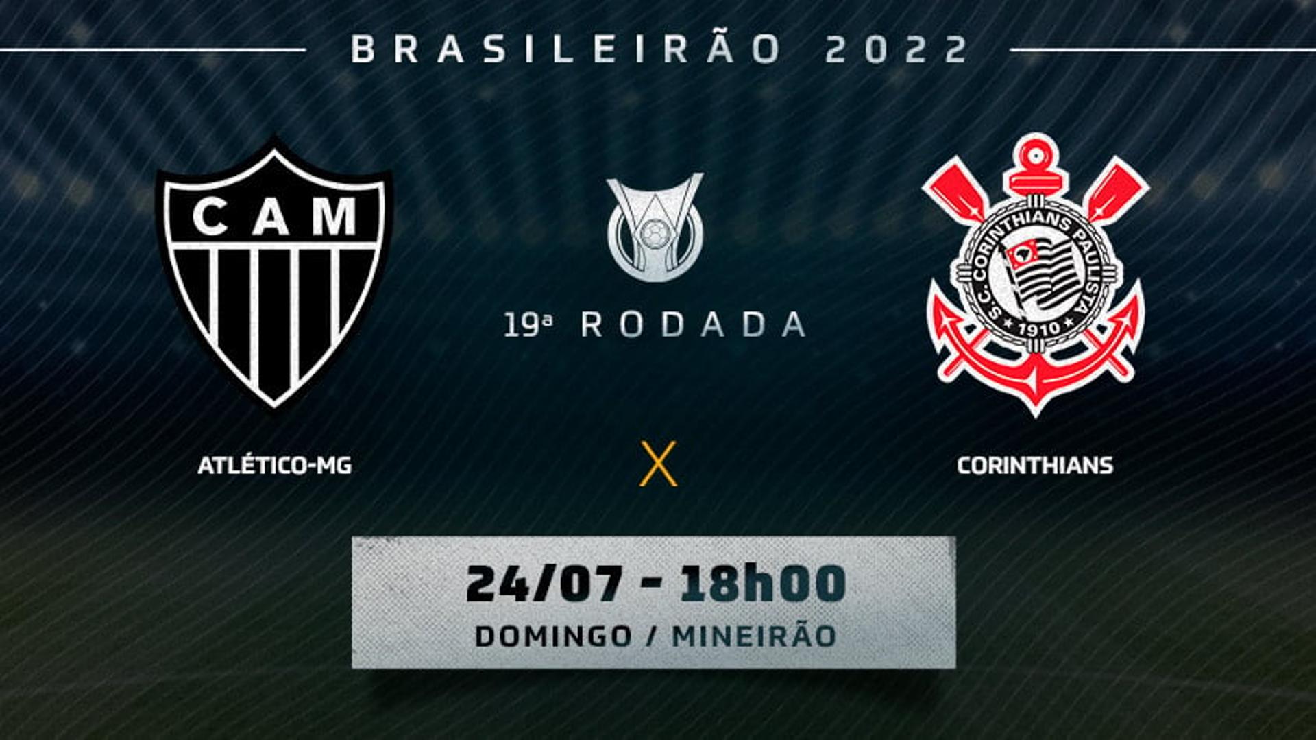 Chamada Atlético-MG x Corinthians