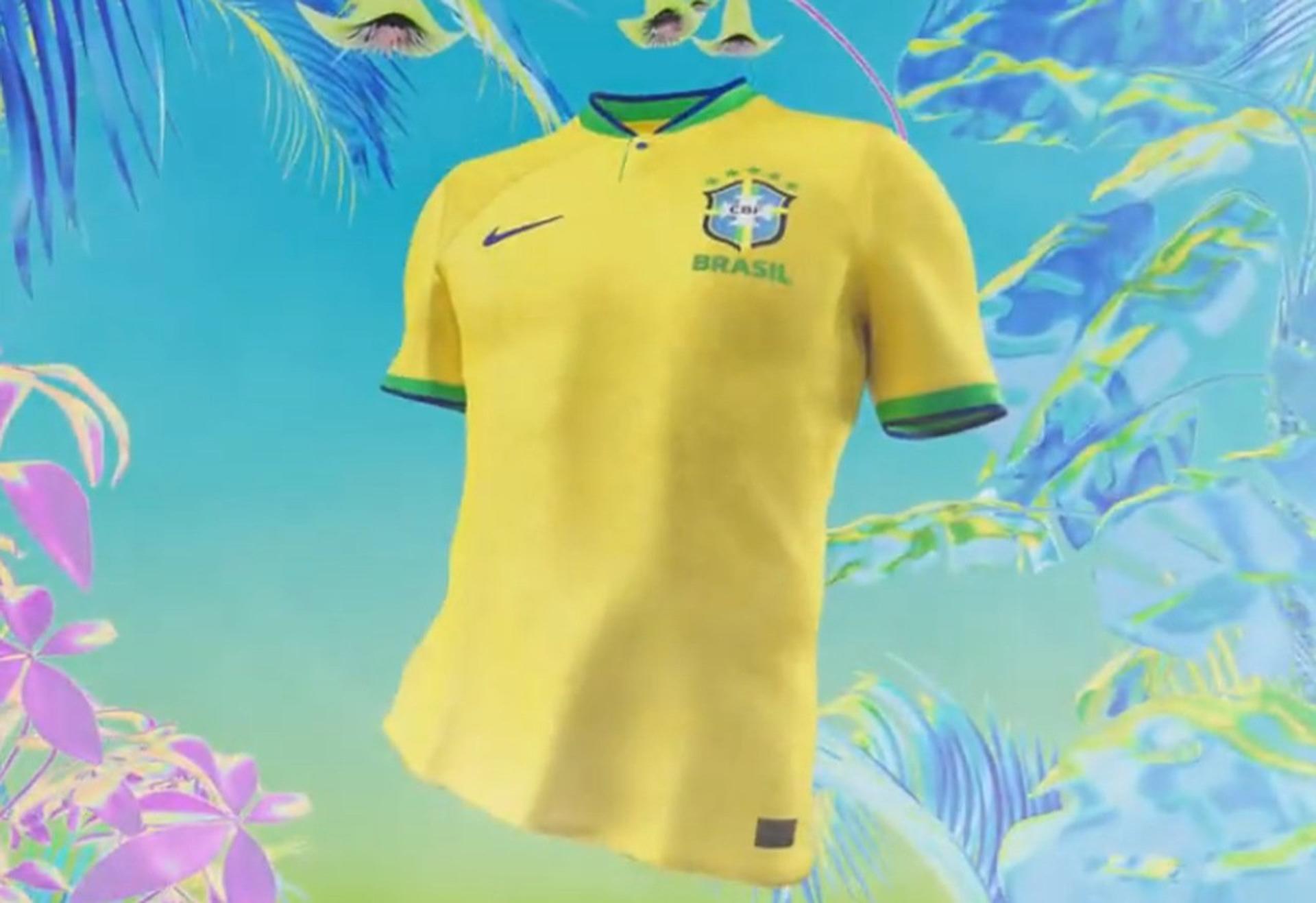 Camisa da Seleção Brasileira para a Copa do Mundo de 2022