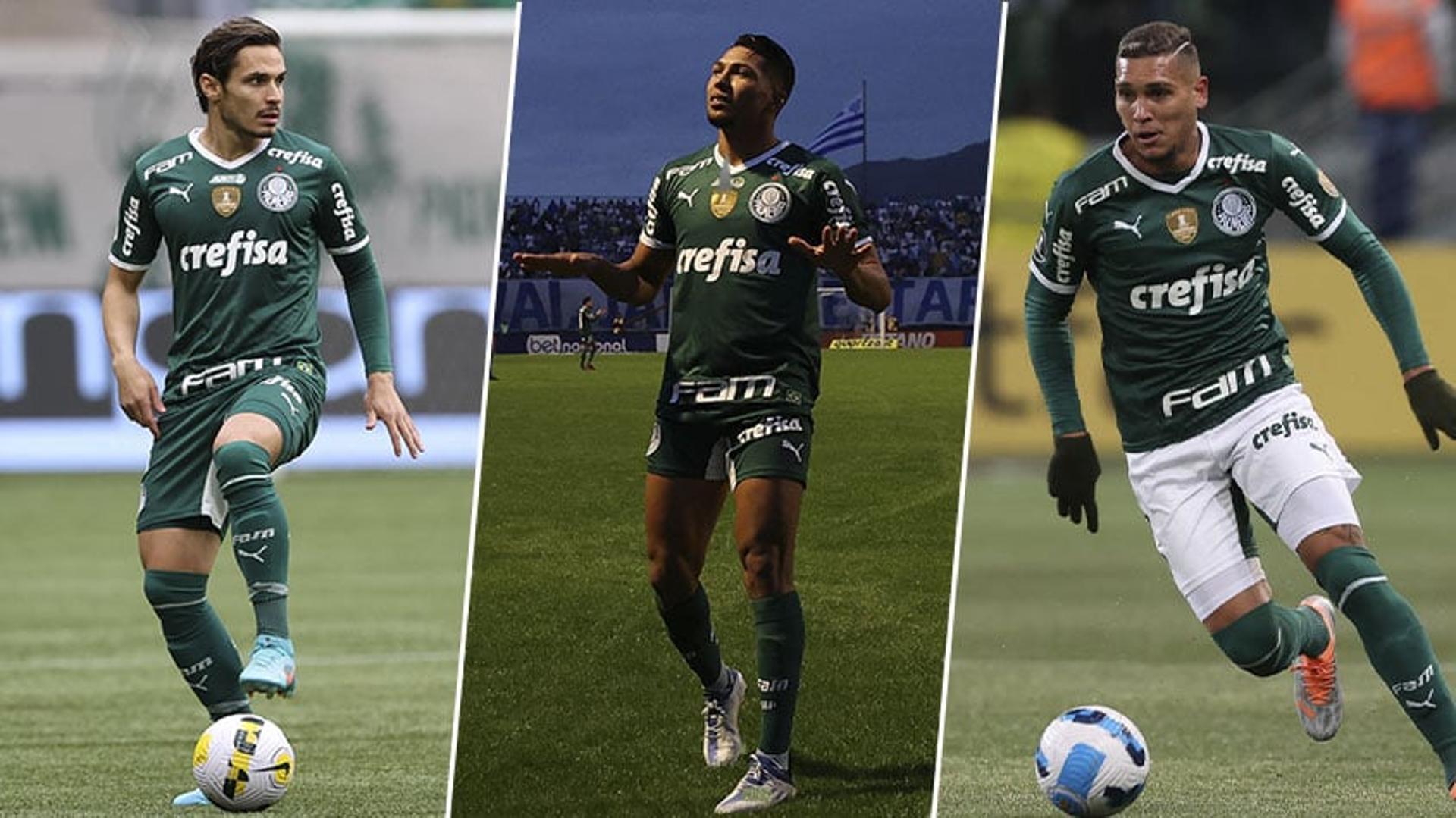 Raphael Veiga, Rony e Rafael Navarro