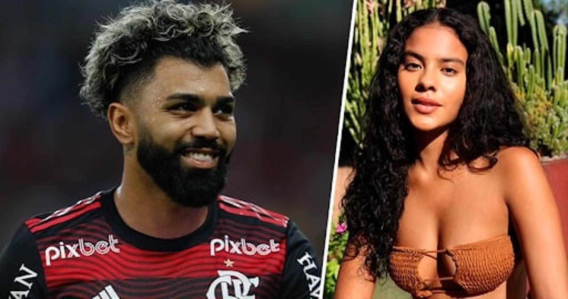 Gabigol e Bella Campos