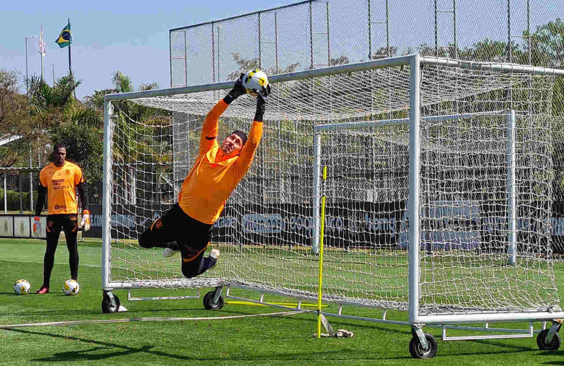 Treino Corinthians - Cássio