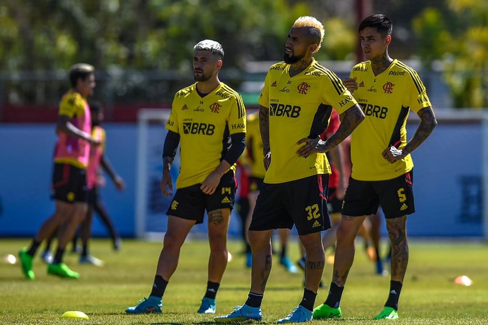 Flamengo - Arrascaeta, Vidal e Pulgar