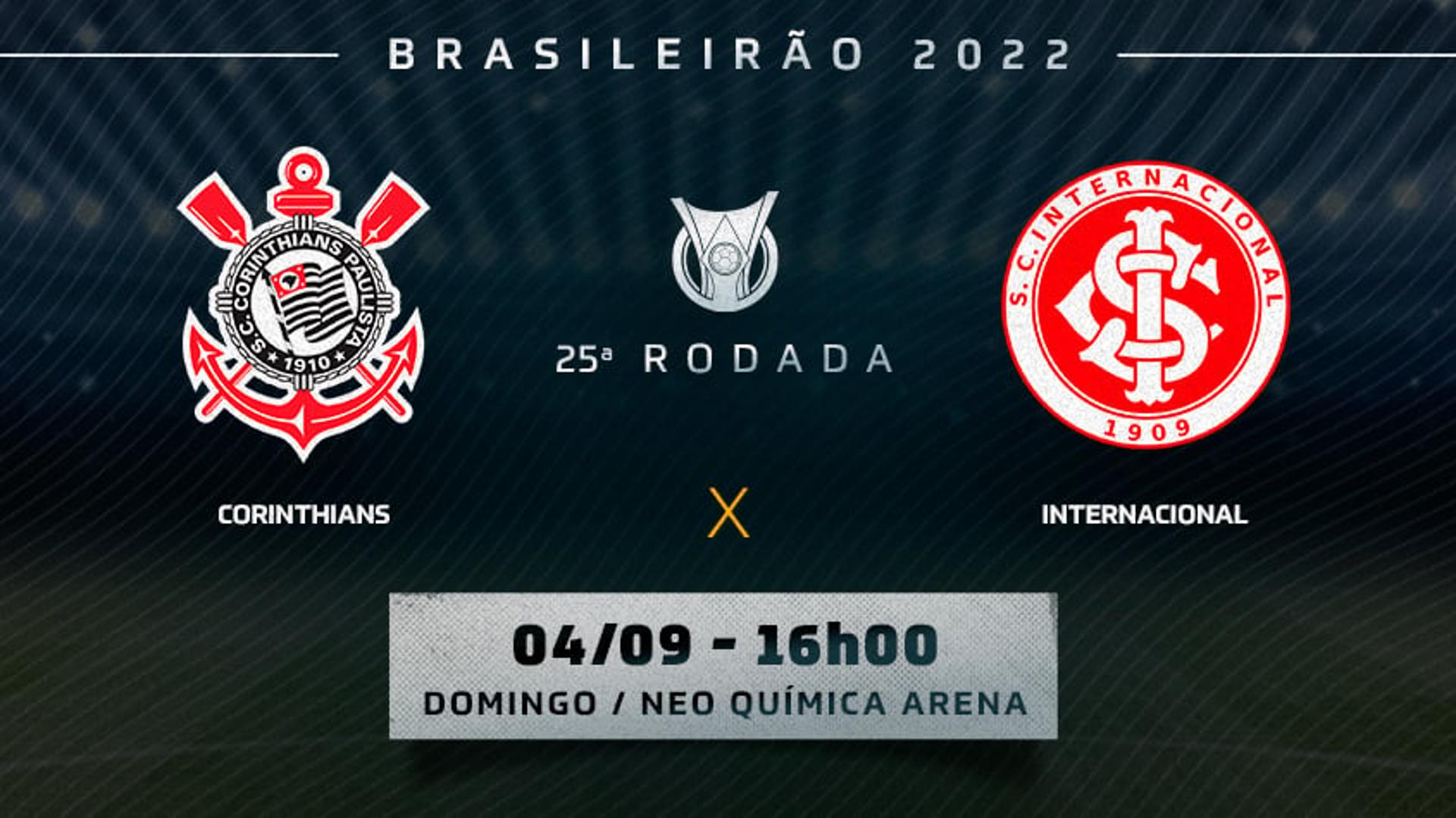 Chamada Corinthians x Internacional